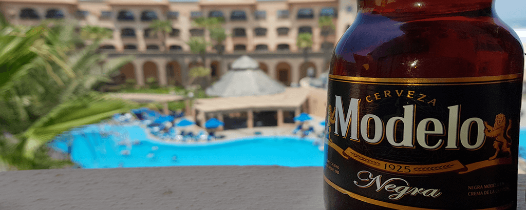 Modelo Dark Beer at Royal Solaris Los Cabos