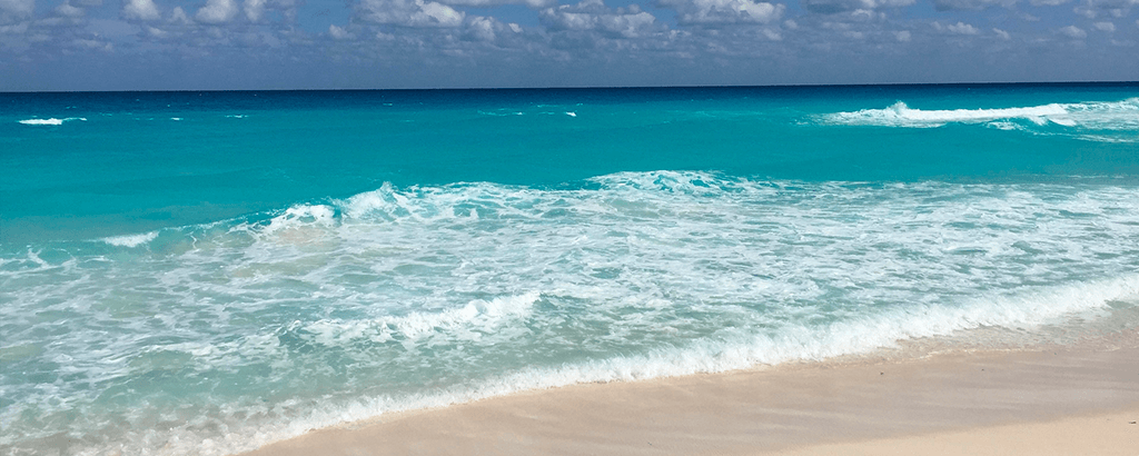 Mar Caribe en Cancún 