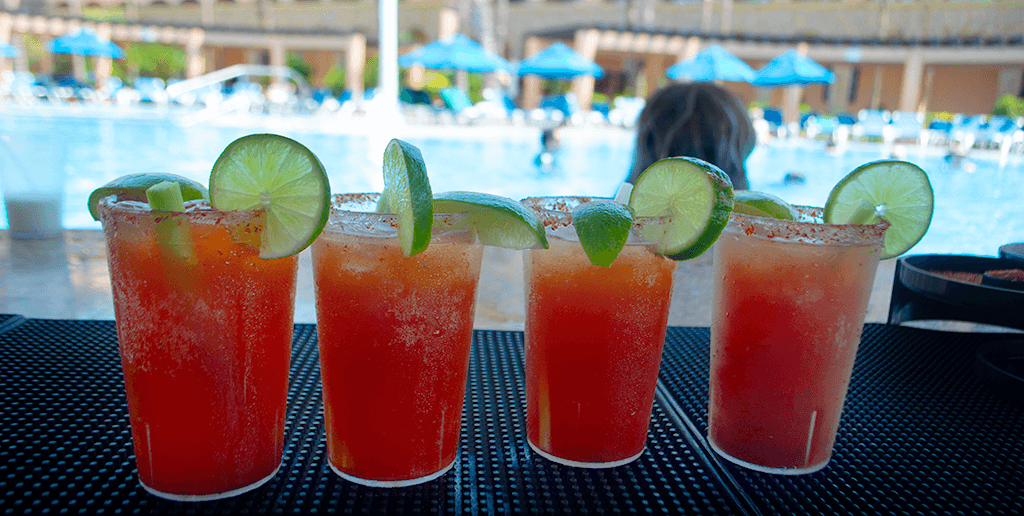 swim up bar at royal solaris los cabos